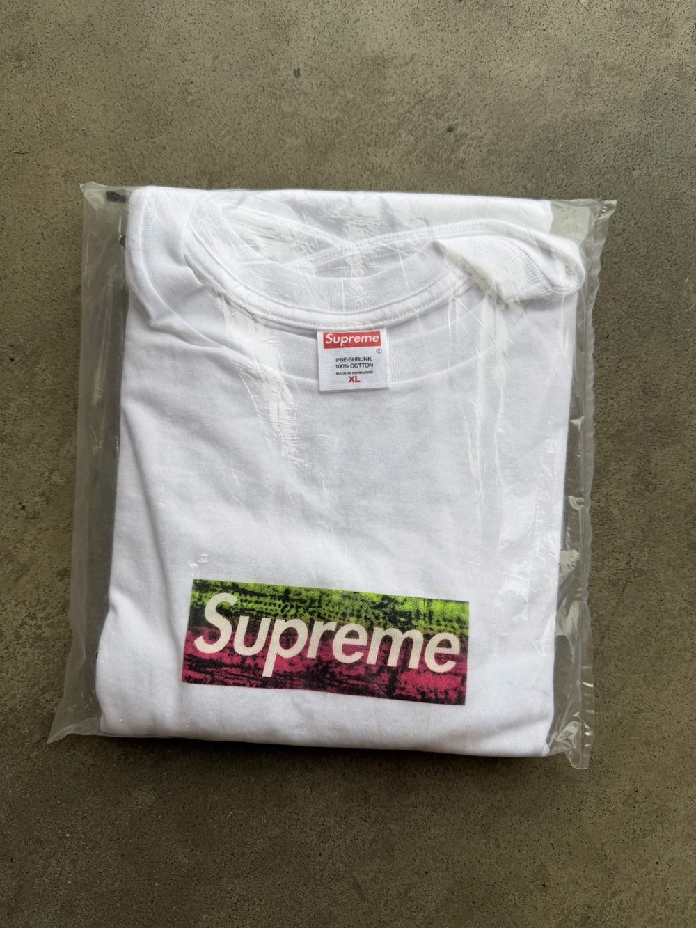 Supreme Los Angeles Fire Relief Box Logo Tee White XL